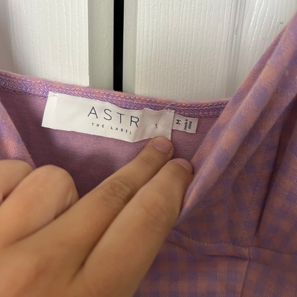 ASTR the Label Aria Gingham Print Bustier Bodysuit NWT - Picture 2 of 4